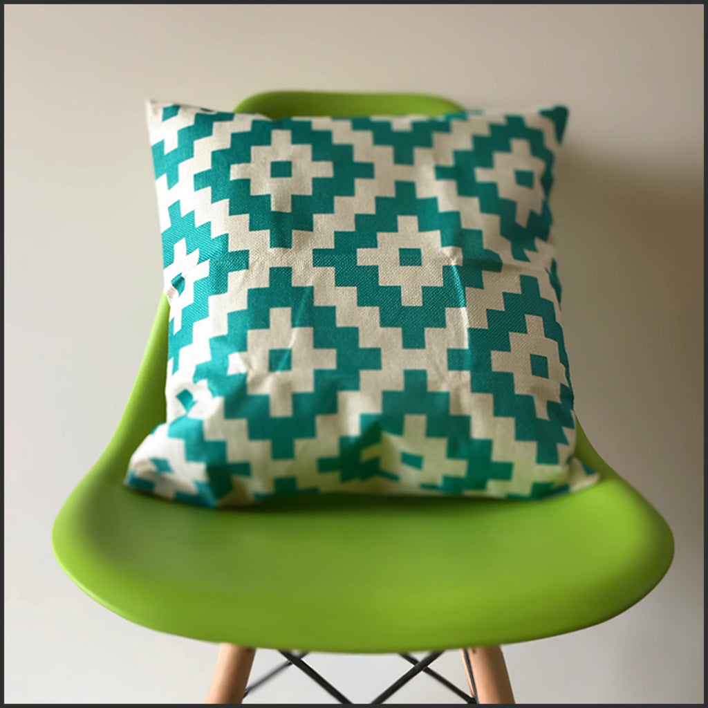 Cojin Lino Verde