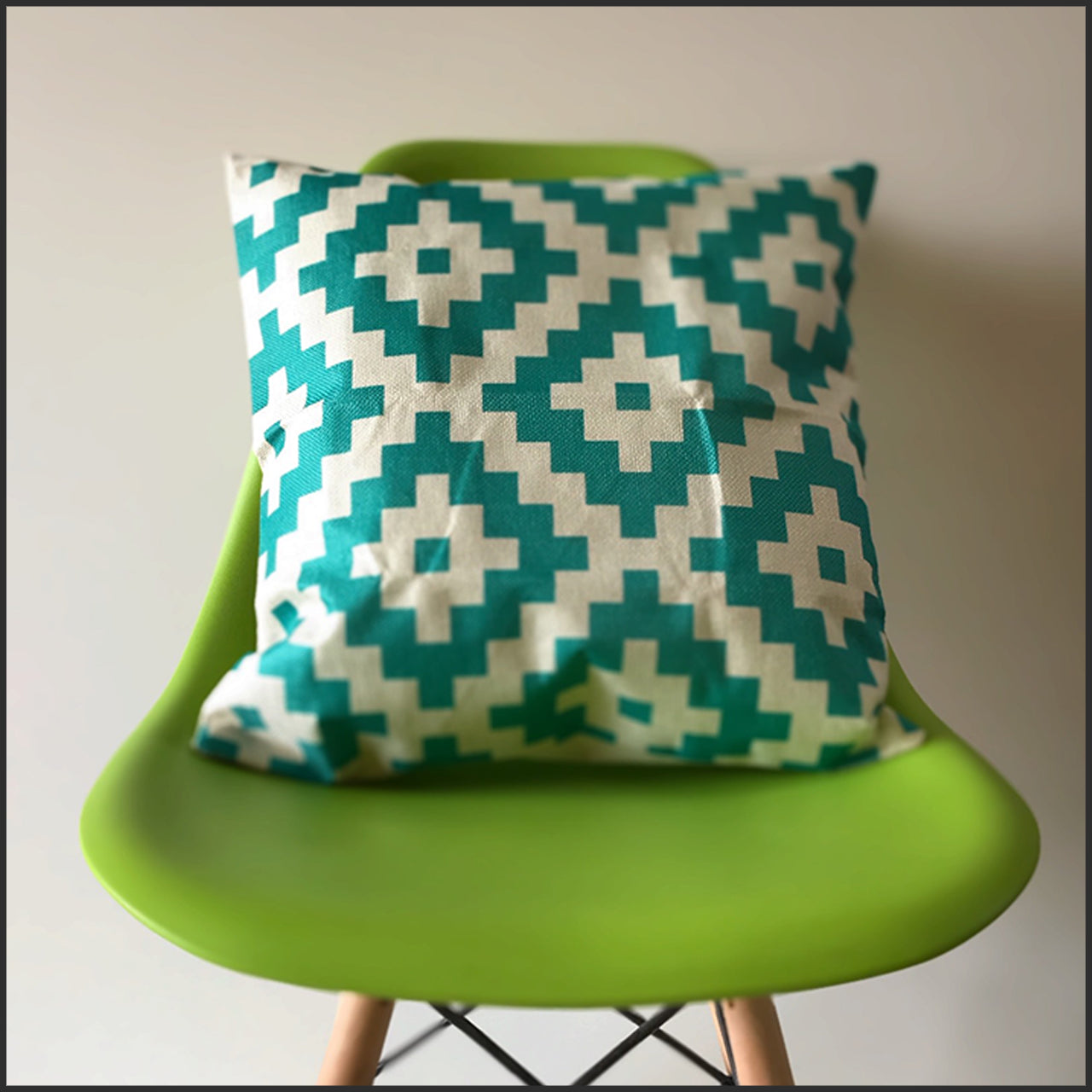 Cojin Lino Verde