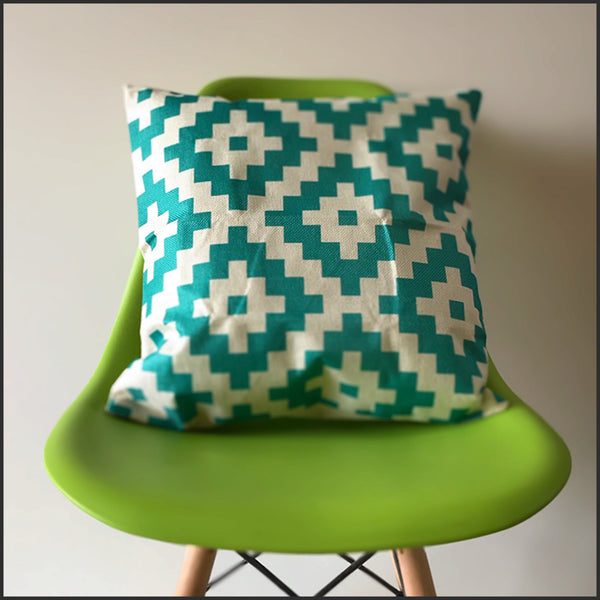 Cojin Lino Verde