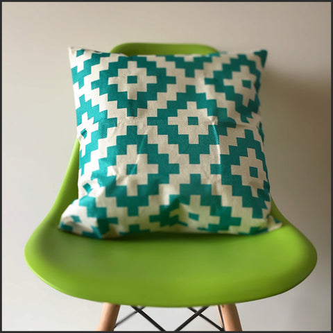 Cojin Lino Verde