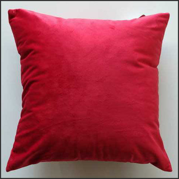 Cojin Velvet Rojo
